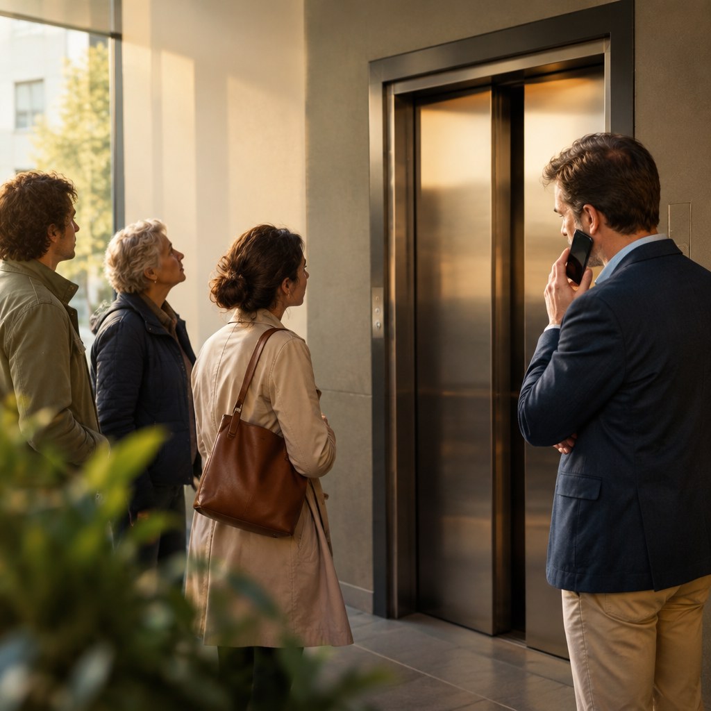 Ascenseur bloqué entre deux étages : quels réflexes pour le syndic et les occupants ? | Novalift ascenseur bloqu entre deux tages quels r flexes pour le syndic et les occupants