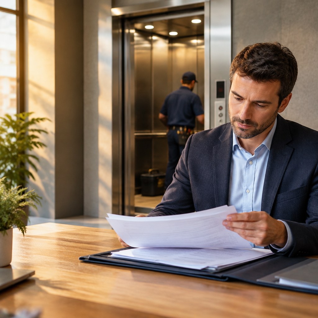 Rapport annuel d’activité d’entretien d’ascenseur : les documents que le propriétaire doit recevoir | Novalift Rapport annuel d’activité de maintenance d’ascenseur en copropriété